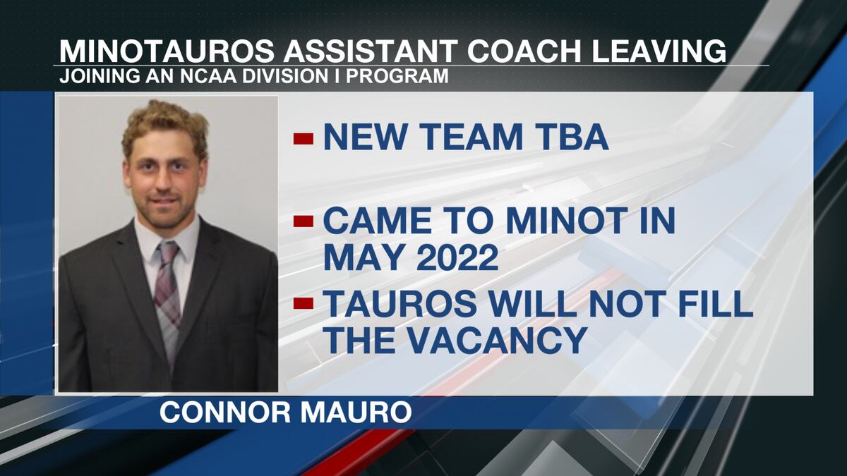 Minotauros assistant coach leaving Minot