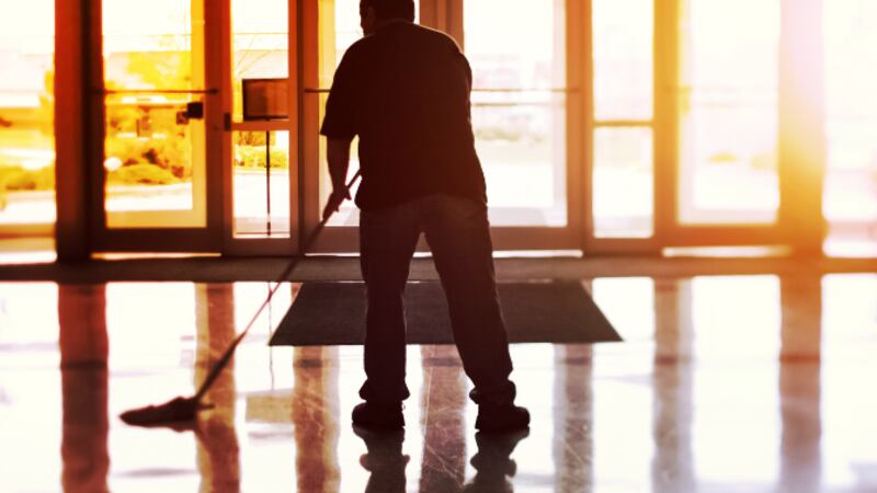 Texas students raised more than $10,000 for their high school custodian who lost his wife.