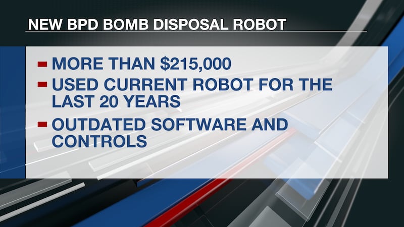 The Bismarck Police Department is getting a new bomb disposal robot.