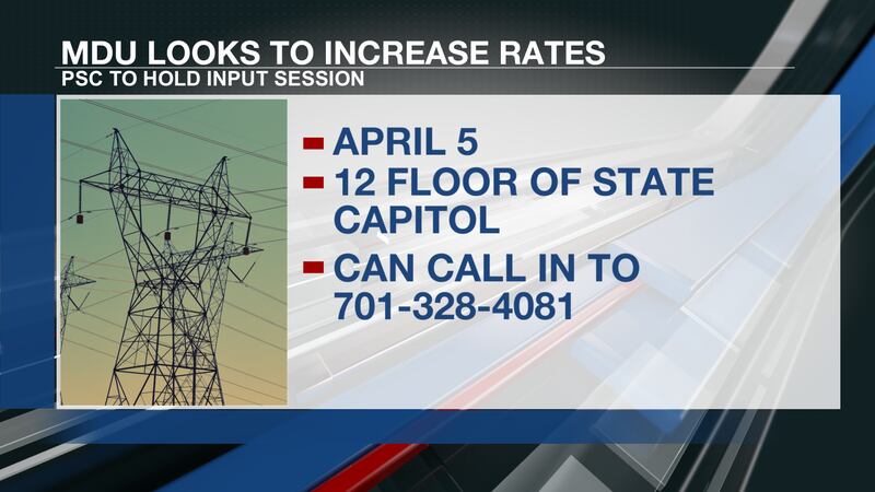 MDU looks to increase rates