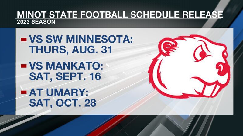 Minot State football schedule release