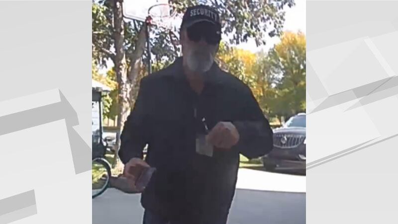 Authorities in Jamestown say the man is not part of the police department.