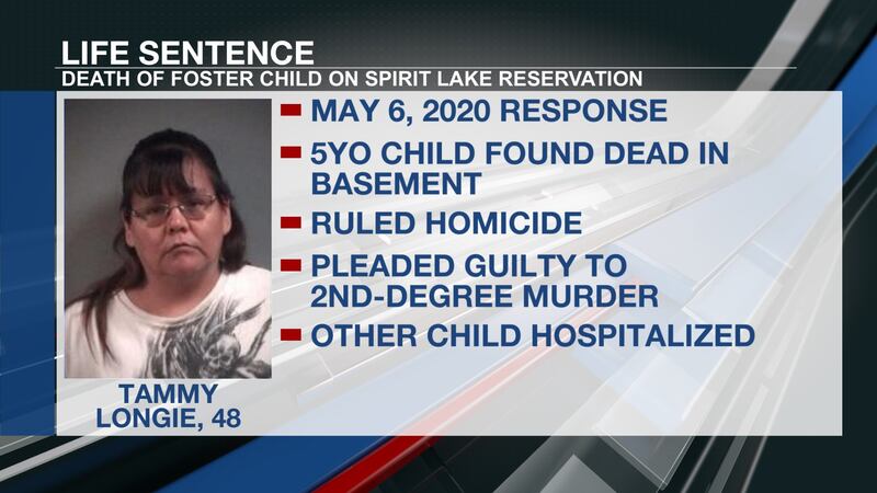 Life sentence for Tammy Longie in death of foster child