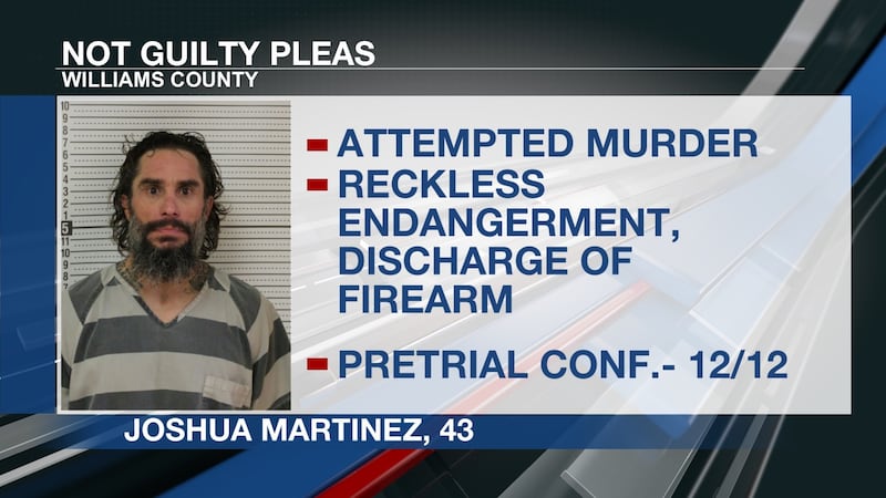 Williston man pleads not guilty to several charges including attempted murder