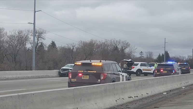 Deadly crash on I-94 at the Red River Bridge between Fargo and Moorhead on Sunday, May 7.