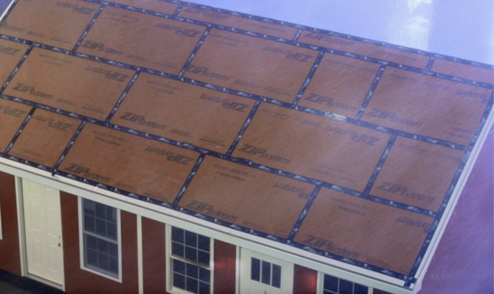 Sealed roof deck example