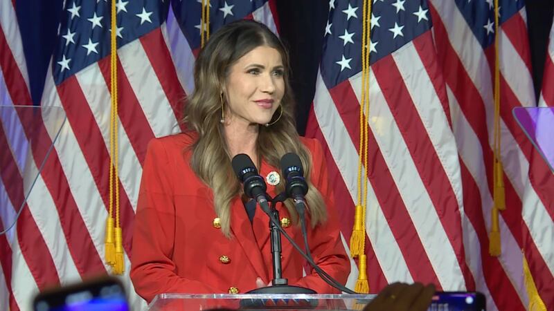 FILE - Gov. Kristi Noem
