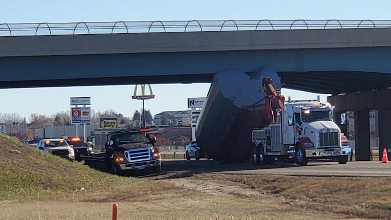 Westbound traffic is still able to make it through, but may be stopped occasionally while...