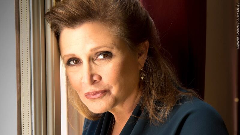 Carrie Fisher will receive a star on the Hollywood Walk of Fame on the unofficial "Star Wars"...