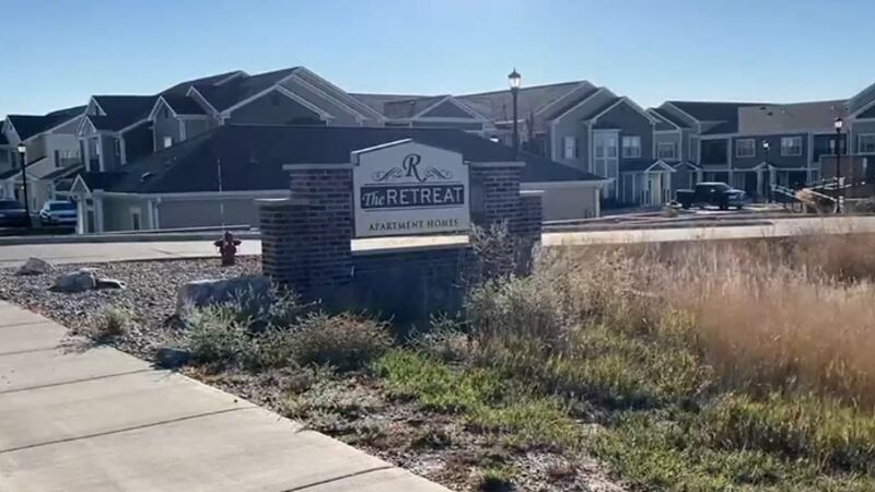 The Retreat Apartment Homes in Williston, where nearly 1,500 pounds of explosives were found...