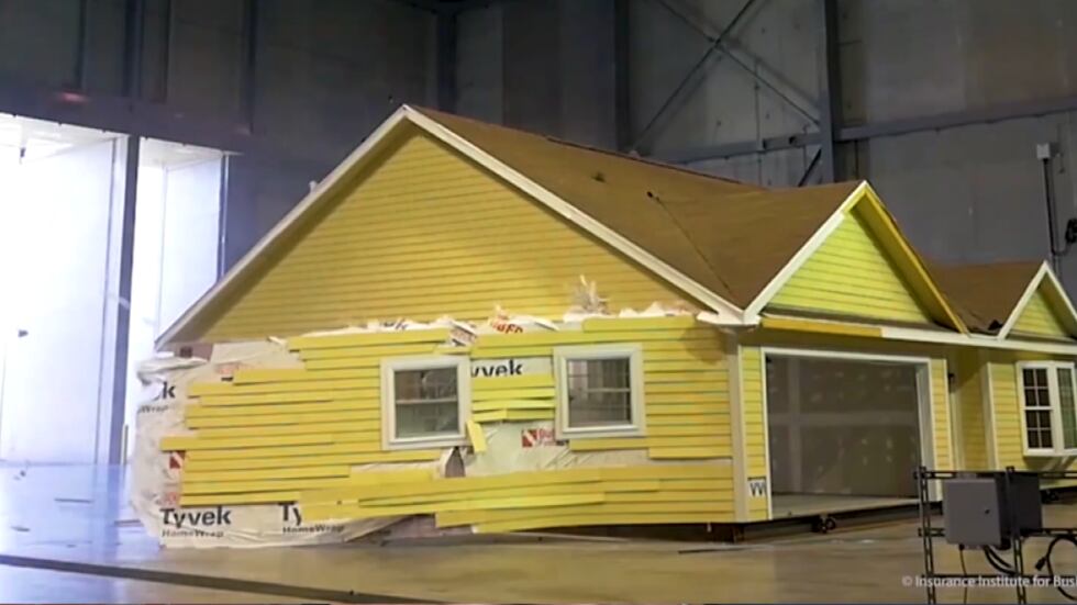 When wind destroys your garage door, it can damage other parts of your home
